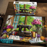 Points de puzzle de printemps 1000 pièces
