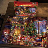 Yuletide Gleam Avvent Calendar puzzle puzzle 1000 pezzi