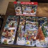Weihnachtscamping -Puzzle 1000 Stücke