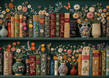 Blooming Bookshelf Diamond Painting Kit