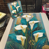 Elegant Calla Lilies Jigsaw Puzzle 1000 Pieces